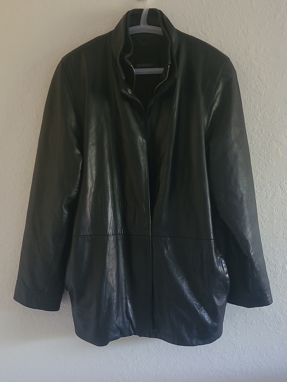 Black Lambs Leather Jacket. SZ. M. Scandi Girl Moto Baddie